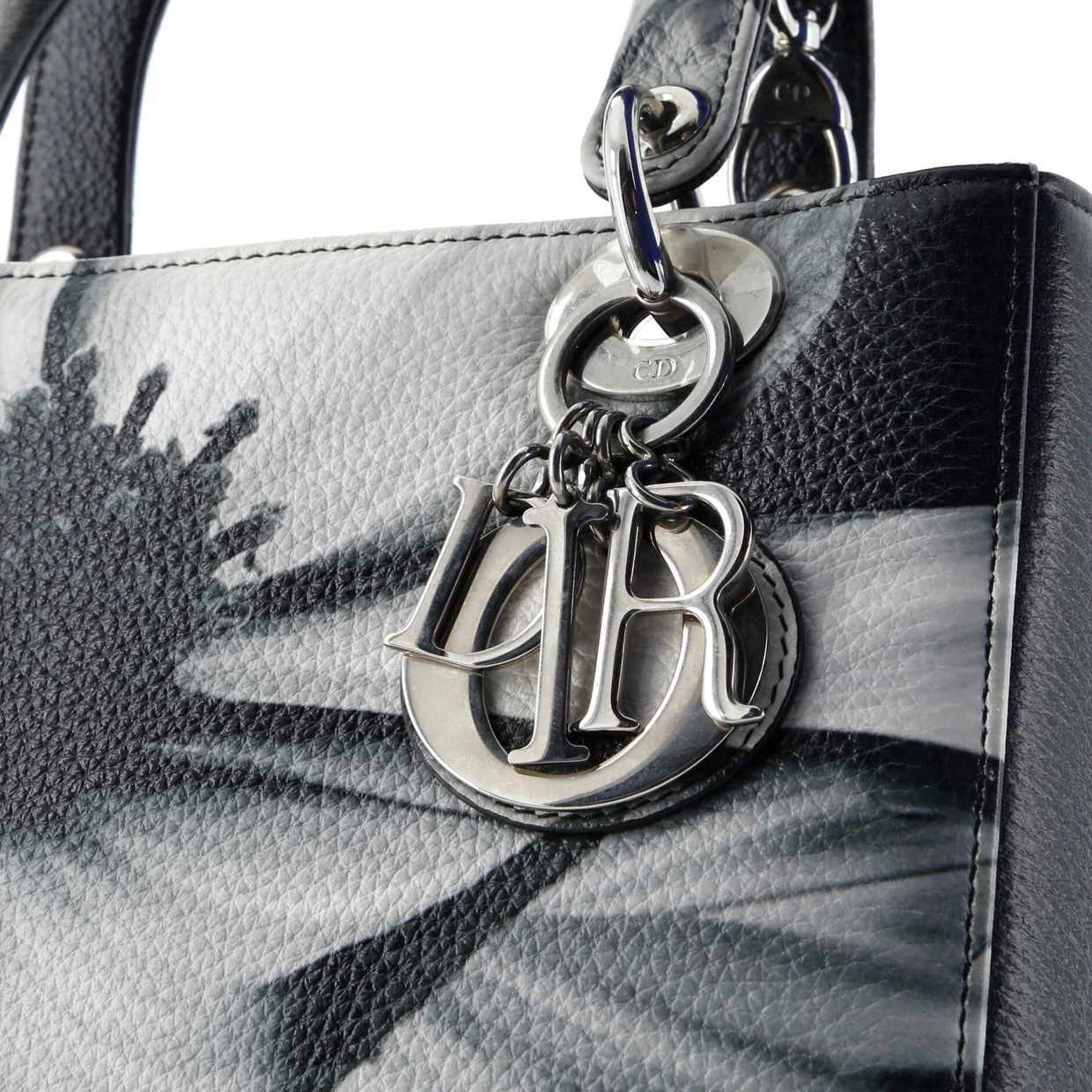 Lady Dior Bag Printed Leather Medium - Deep Luxury