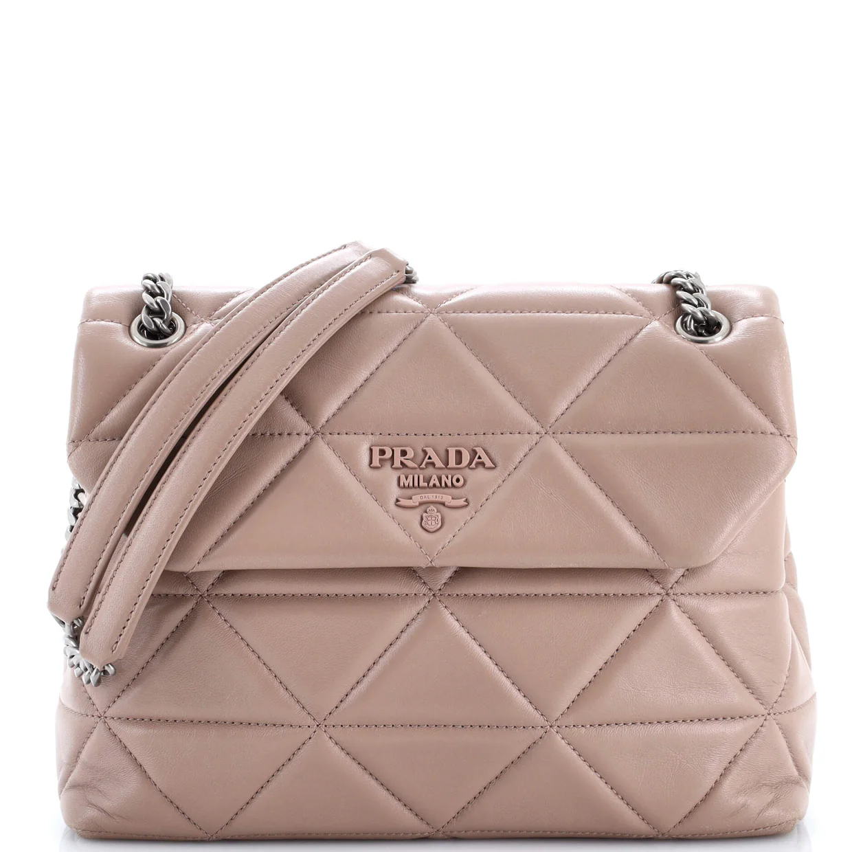Spectrum Flap Bag Quilted Nappa Leather Large - Deep Luxury
