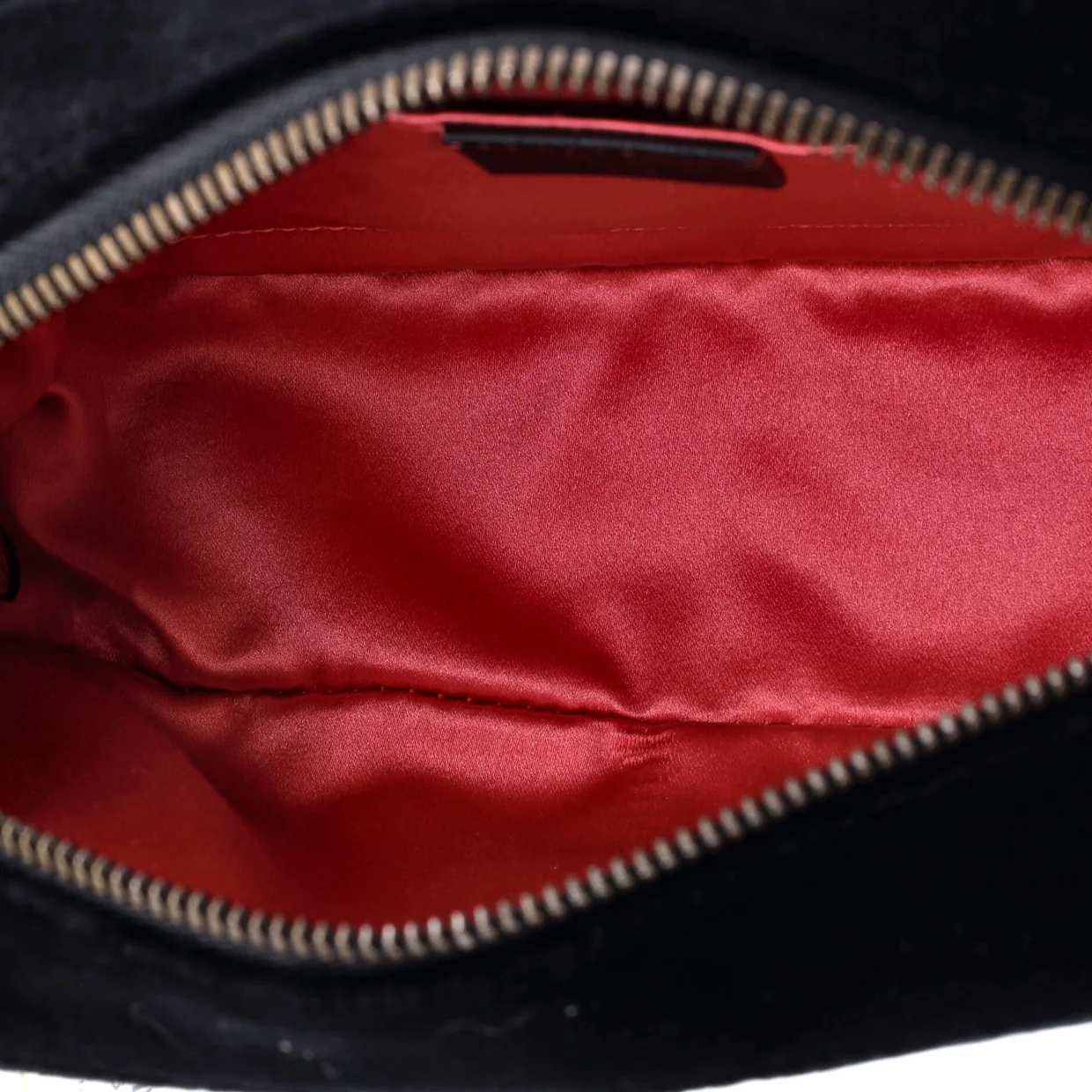 GG Marmont Camera Bag Embroidered Matelasse Velvet Small - Deep Luxury