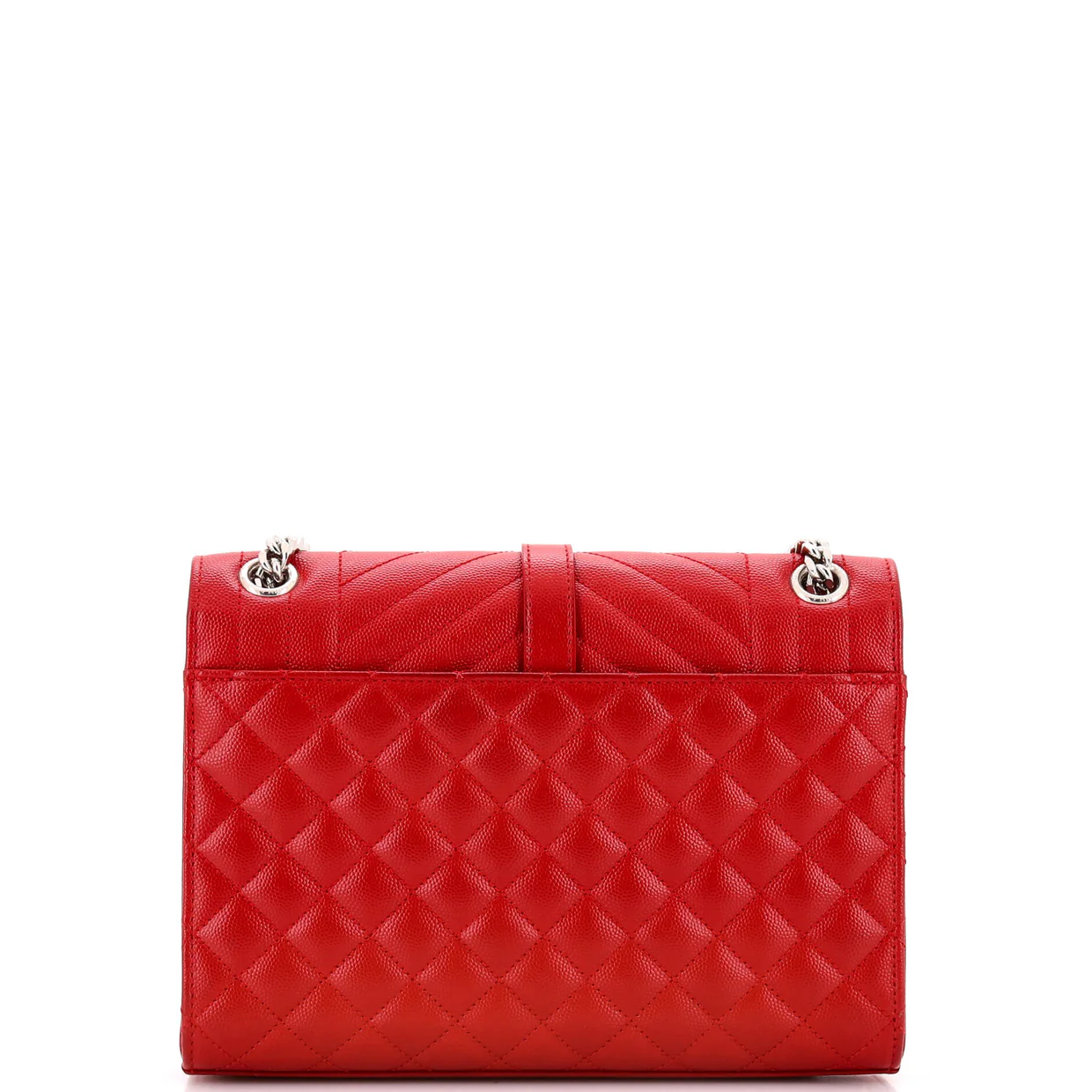 Classic Monogram Envelope Satchel Mixed Matelasse Leather Medium - Deep Luxury