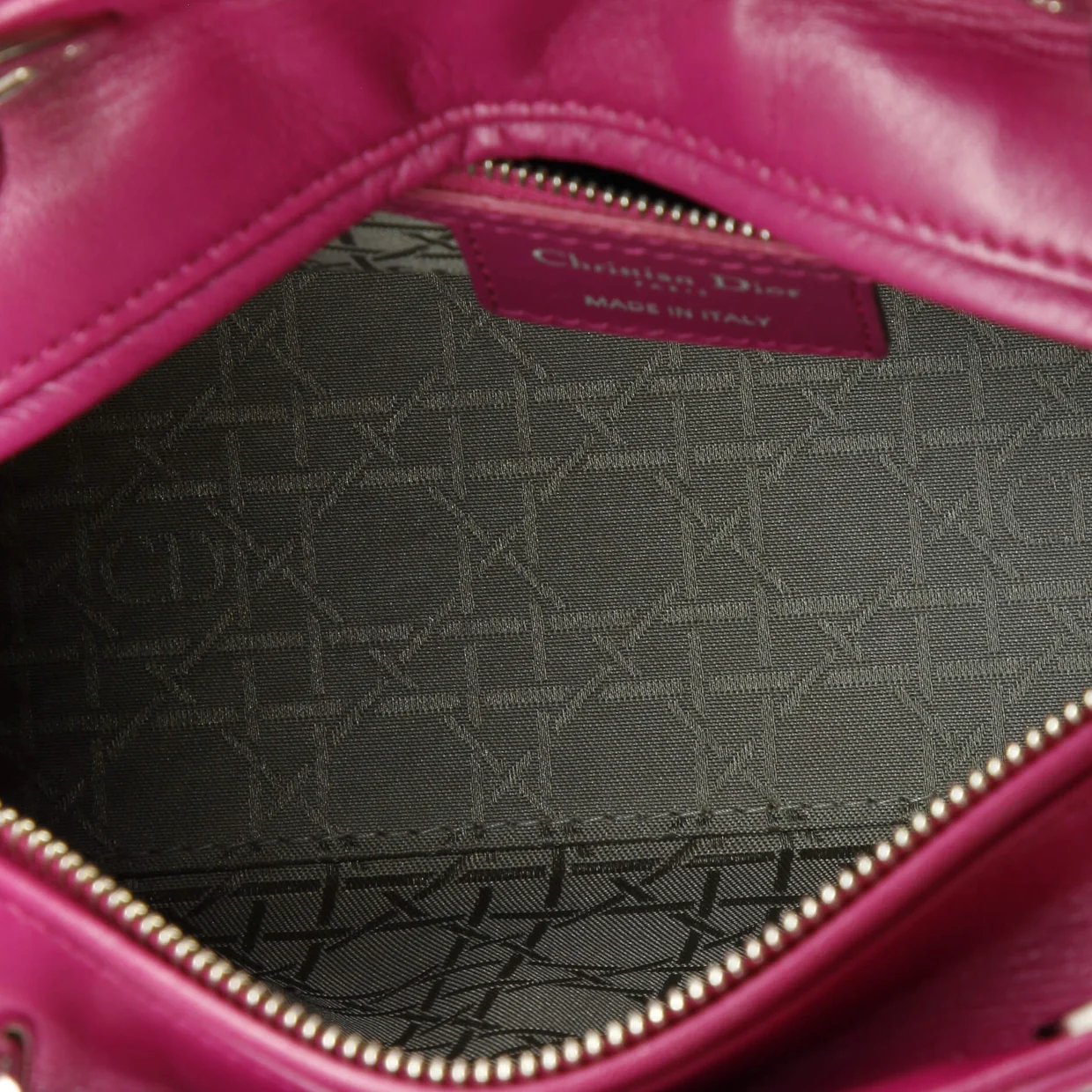 Lady Dior Bag Cannage Quilt Lambskin Medium - Deep Luxury