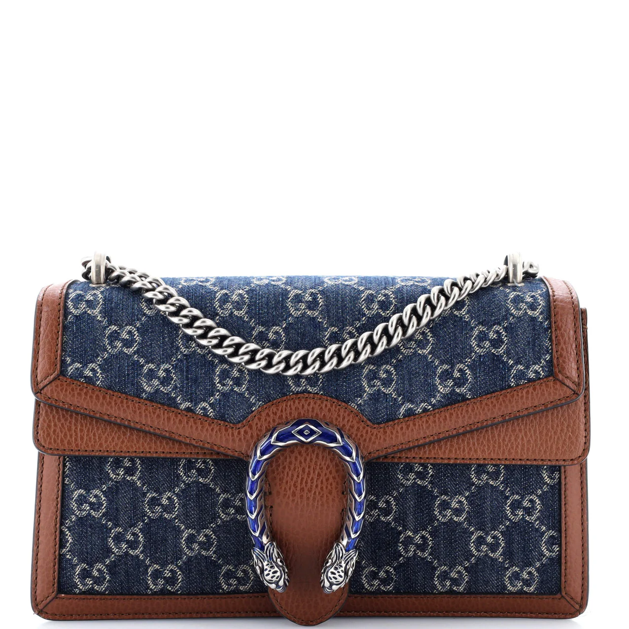 Dionysus Bag GG Denim Small - Deep Luxury