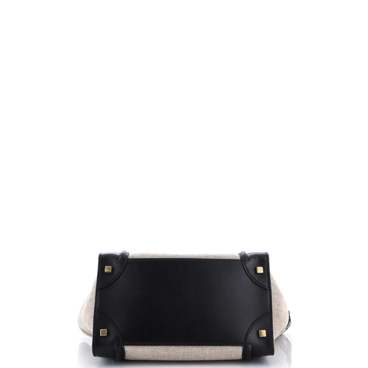 Luggage Bag Canvas and Leather Mini - Deep Luxury