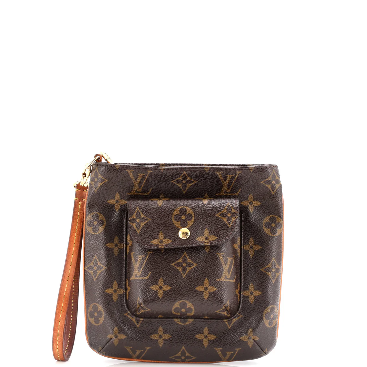 Partition Wristlet Clutch Monogram Canvas - Deep Luxury