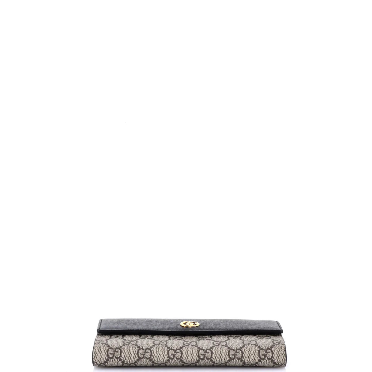 GG Marmont Continental Chain Wallet GG Coated Canvas and Leather - Deep Luxury