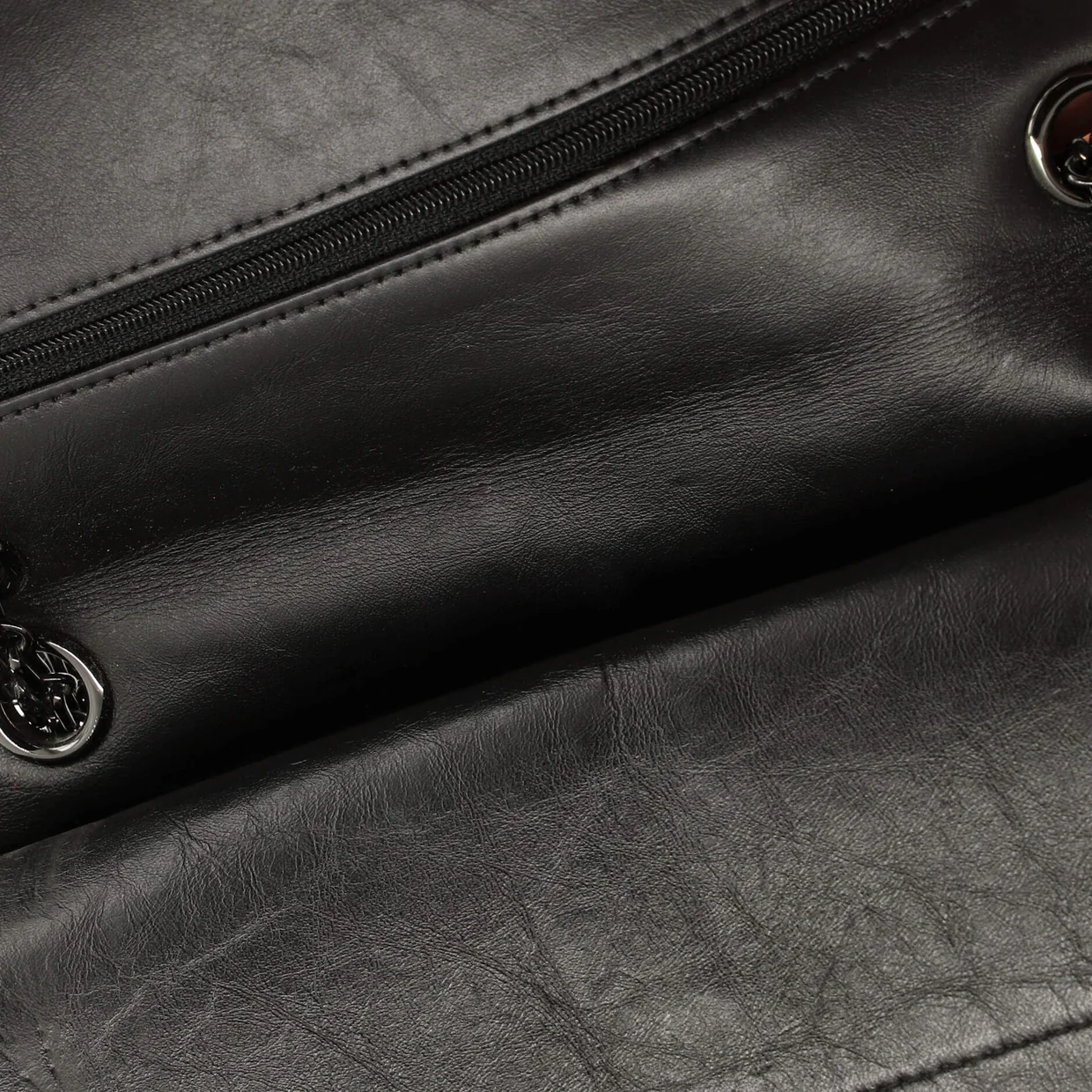 So Black Reissue 2.55 Flap Bag Chevron Aged Calfskin 225 - Deep Luxury