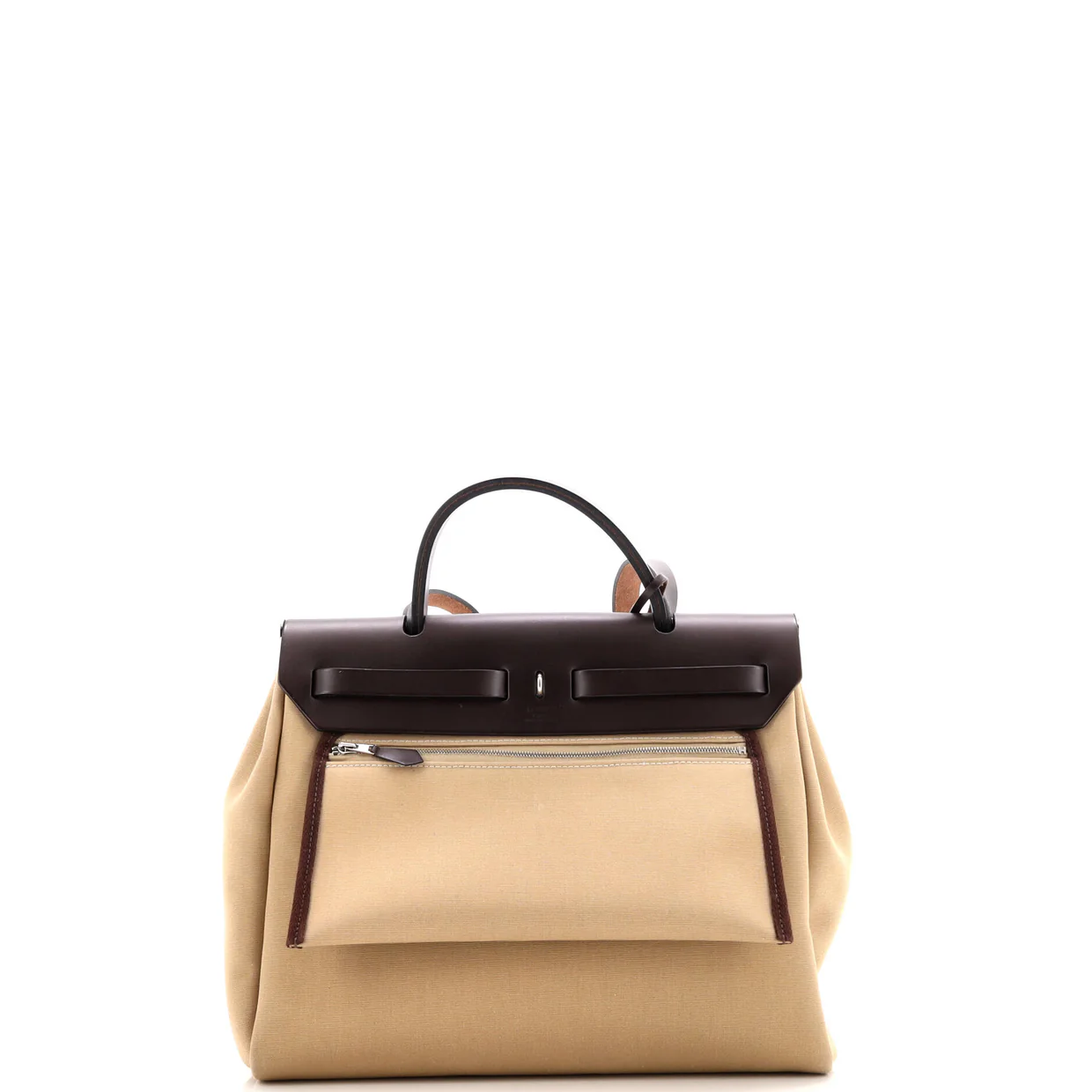 Herbag Zip Leather and Toile 31 - Deep Luxury