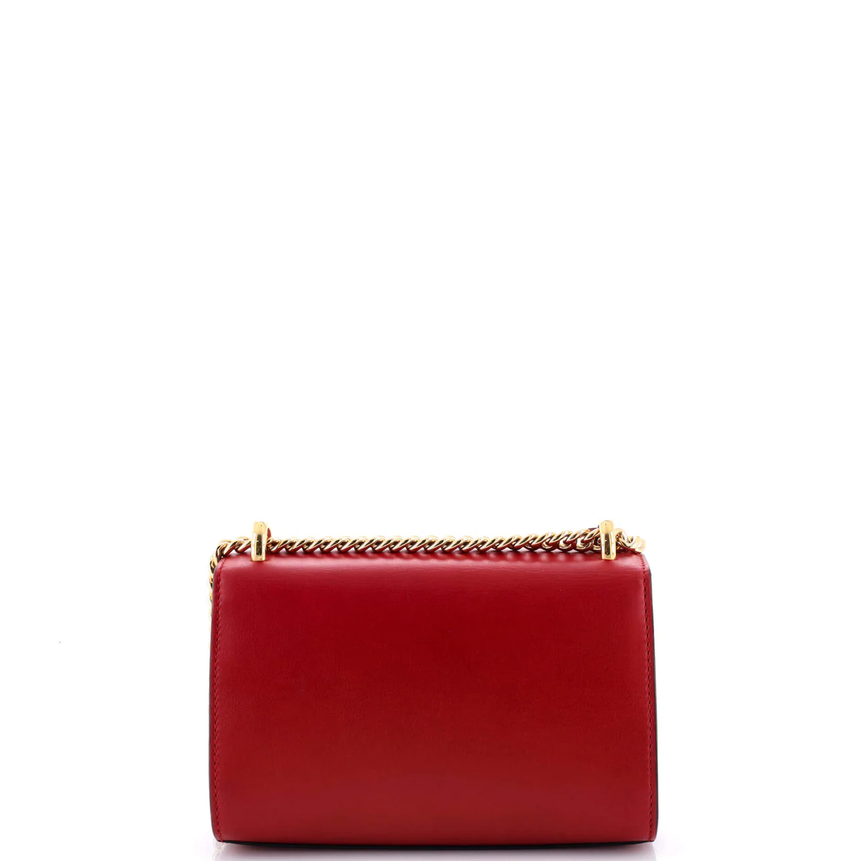 Padlock Shoulder Bag Embellished Leather Small - Deep Luxury