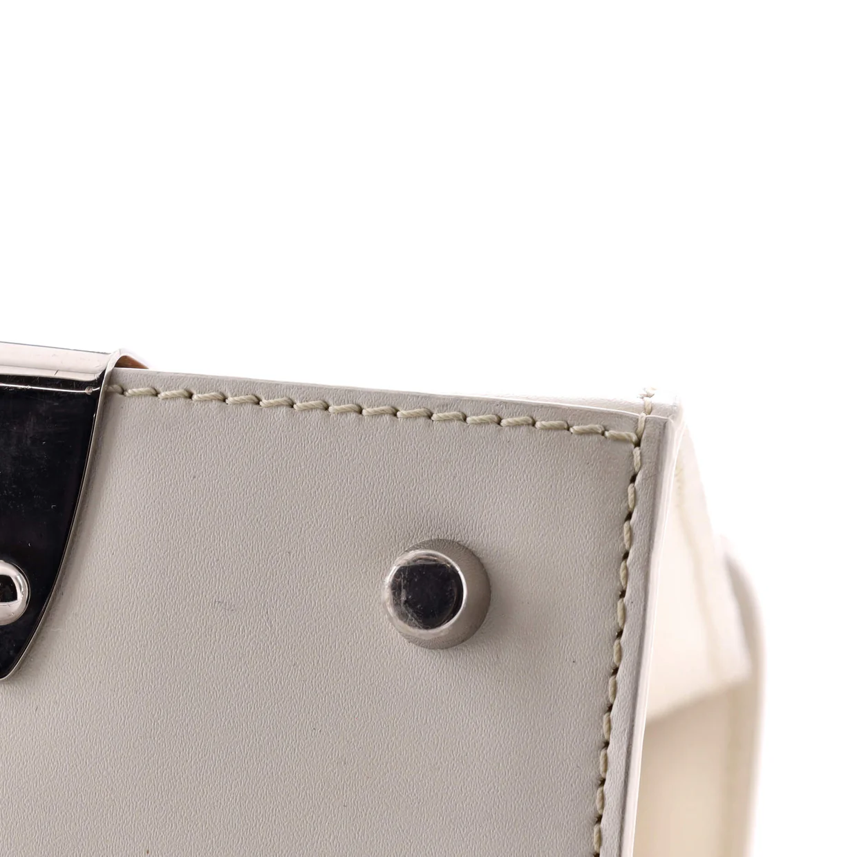 Saigon Top Handle Bag Coated Canvas with Leather PM - Deep Luxury