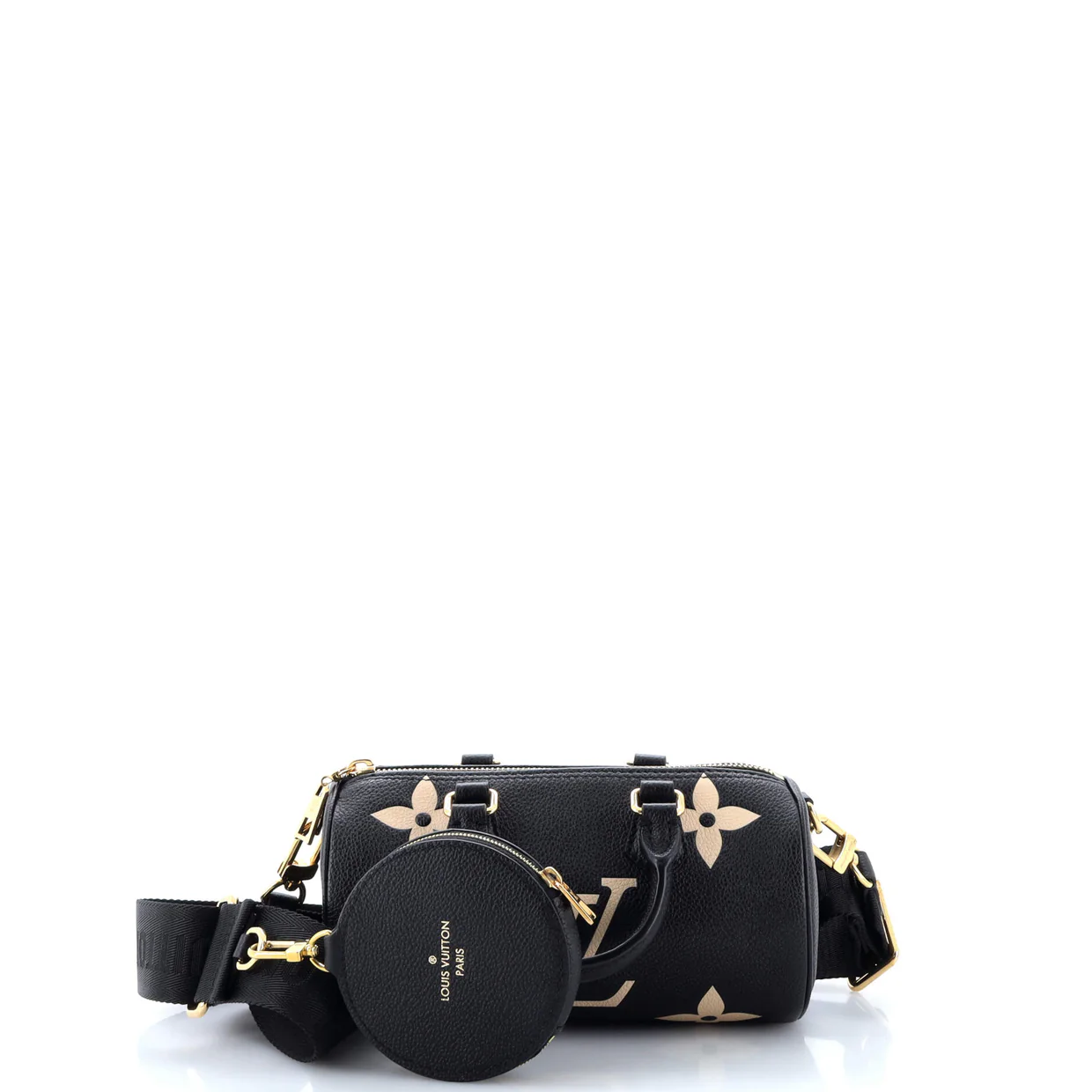 Papillon Handbag Bicolor Monogram Empreinte Giant BB - Deep Luxury