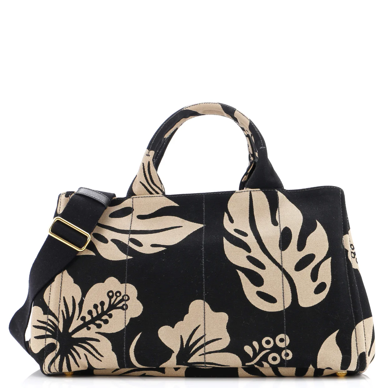 Canapa Tote Printed Canvas Large - Deep Luxury