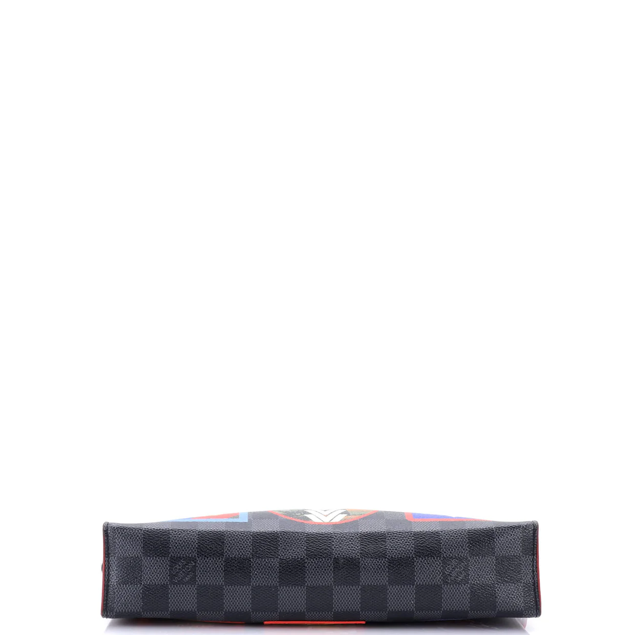 Pochette Voyage Alps Patches Damier Graphite MM - Deep Luxury