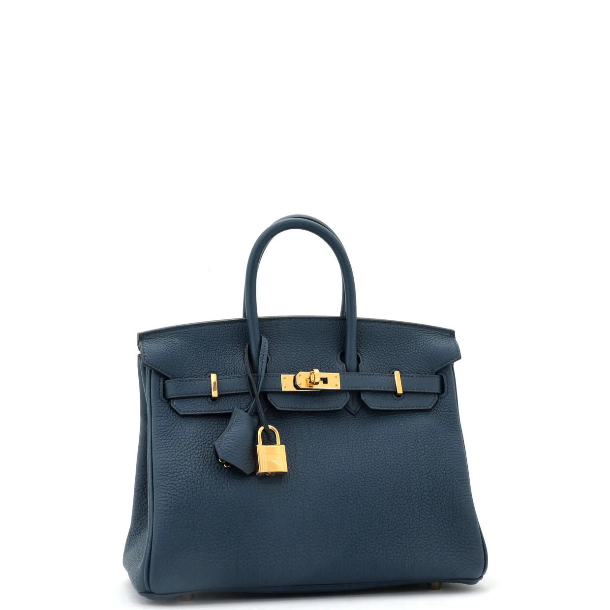 Birkin Handbag Bleu De Prusse Togo with Gold Hardware 25 - Deep Luxury