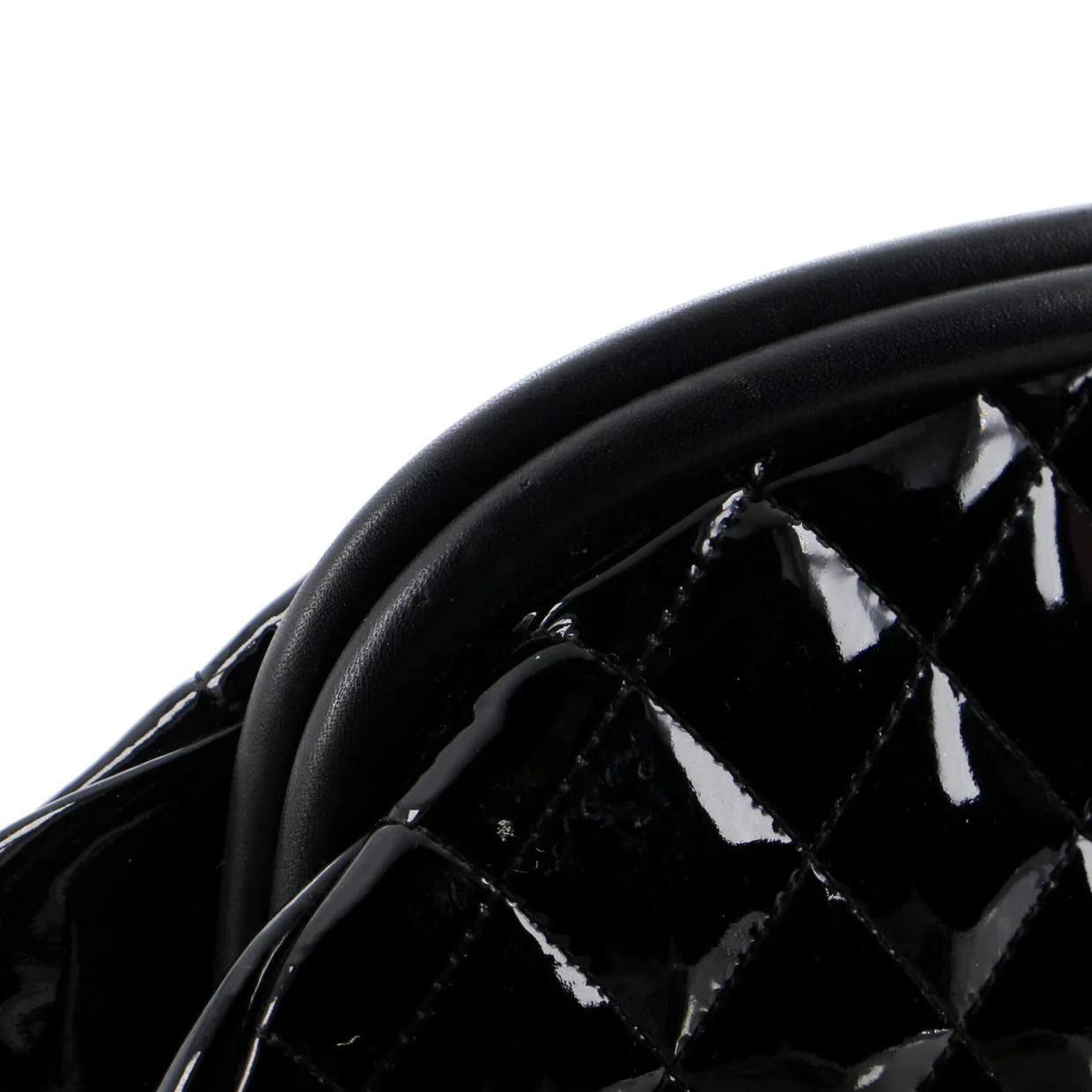 Timeless Clutch Quilted Patent - Deep Luxury