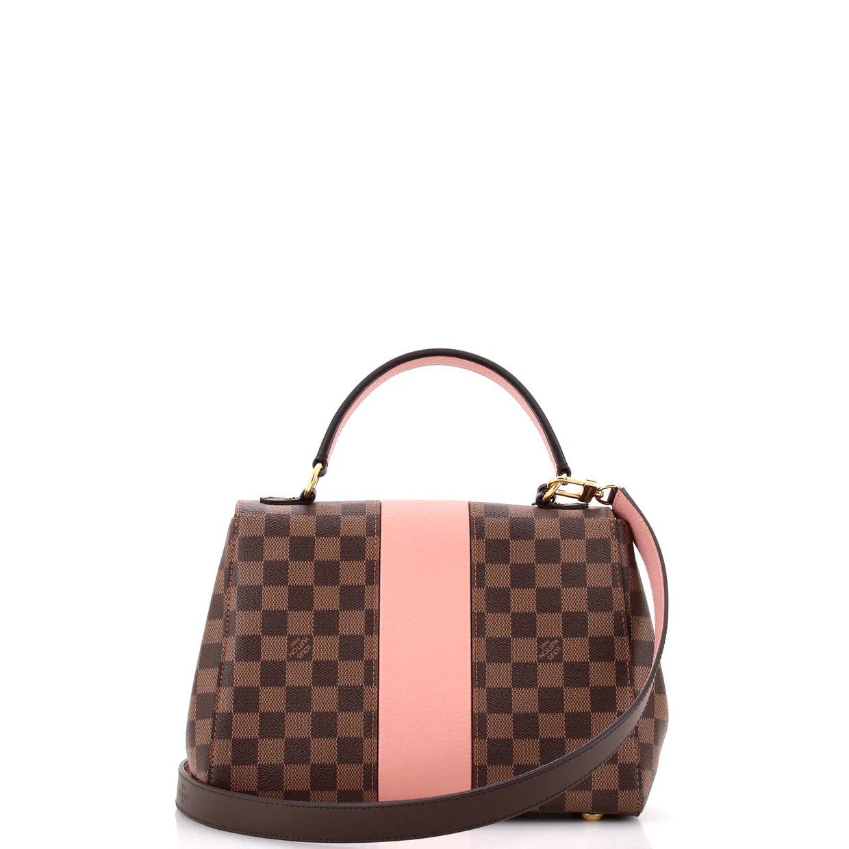 Bond Street Handbag Damier with Leather MM - Deep Luxury