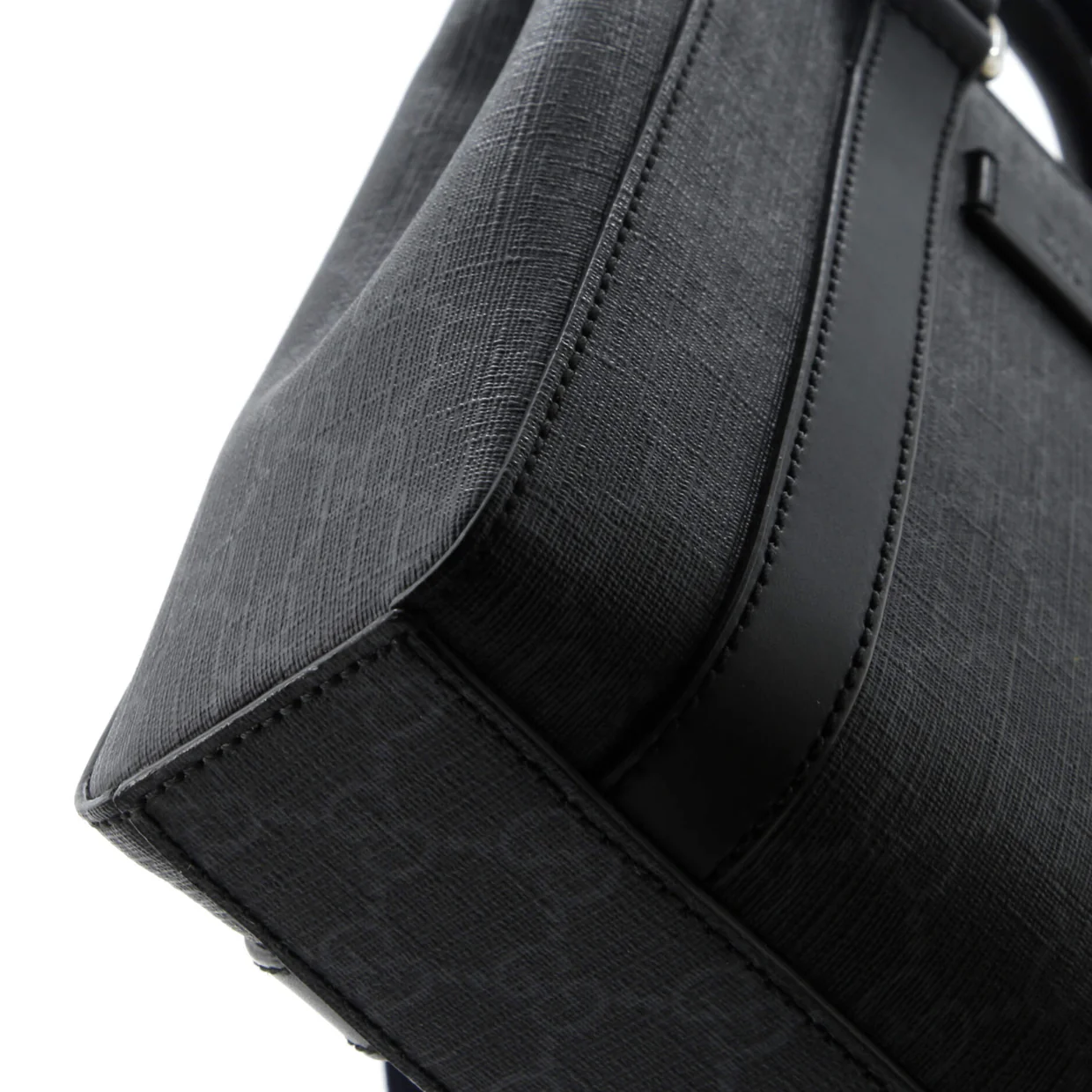 Convertible Web Open Tote GG Coated Canvas Mini - Deep Luxury