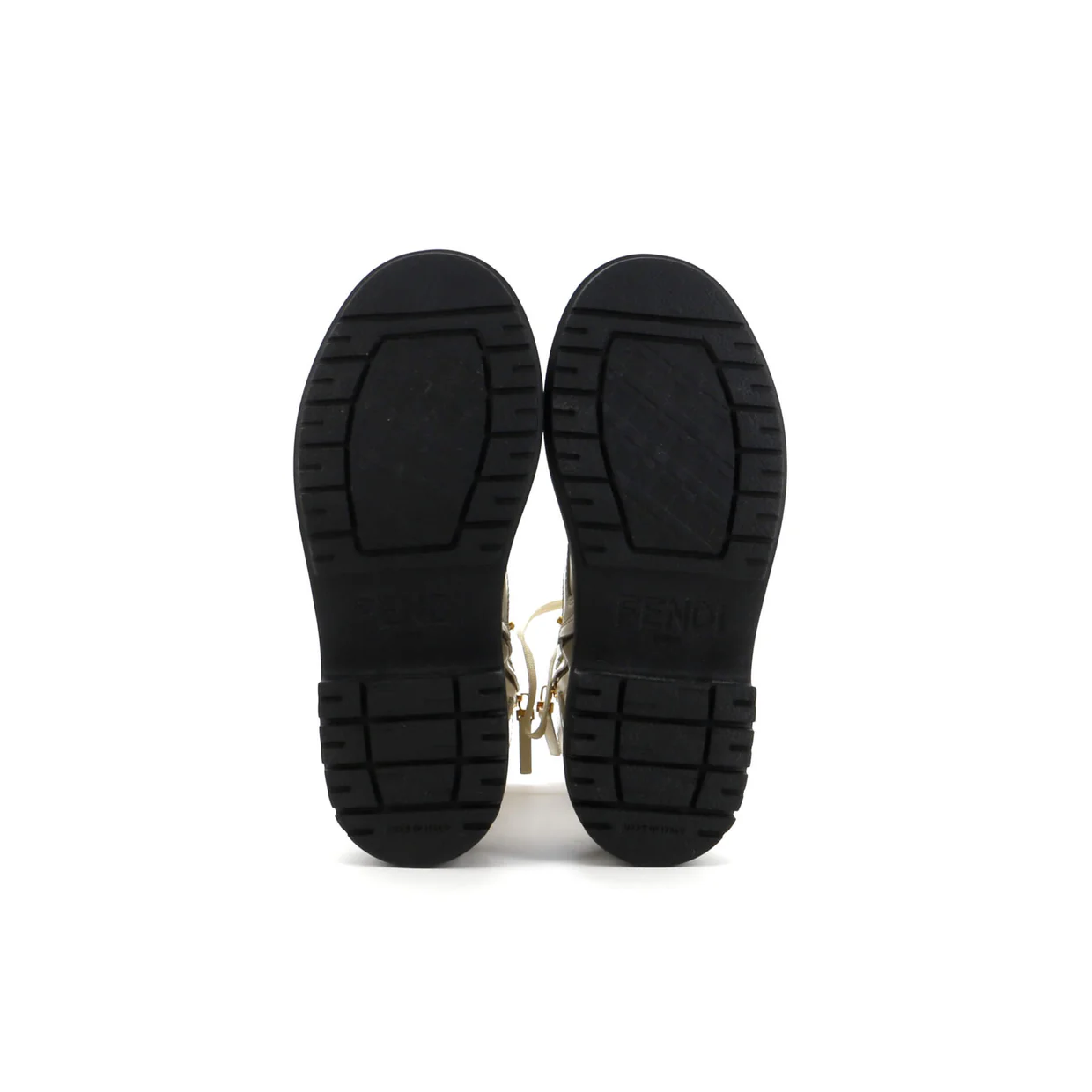 Women's Fendigraphy Biker Boots Leather - Deep Luxury