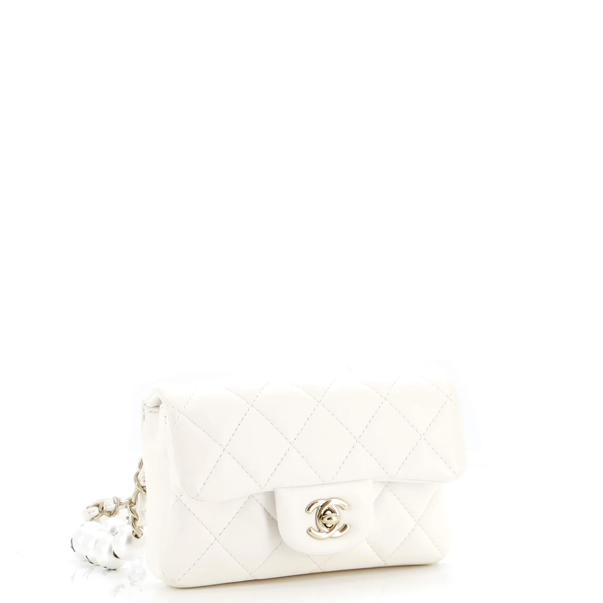 My Precious Pearls Waist Bag Quilted Lambskin Mini - Deep Luxury