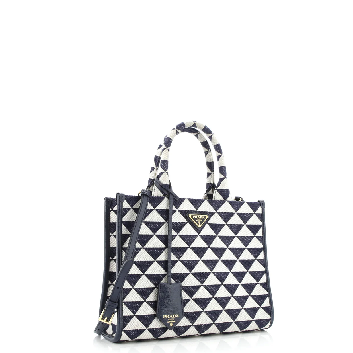 Symbole Shopper Tote Jacquard Small - Deep Luxury