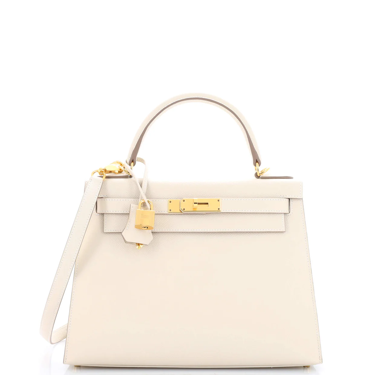 Kelly Handbag Light Epsom with Gold Hardware 28 - Deep Luxury