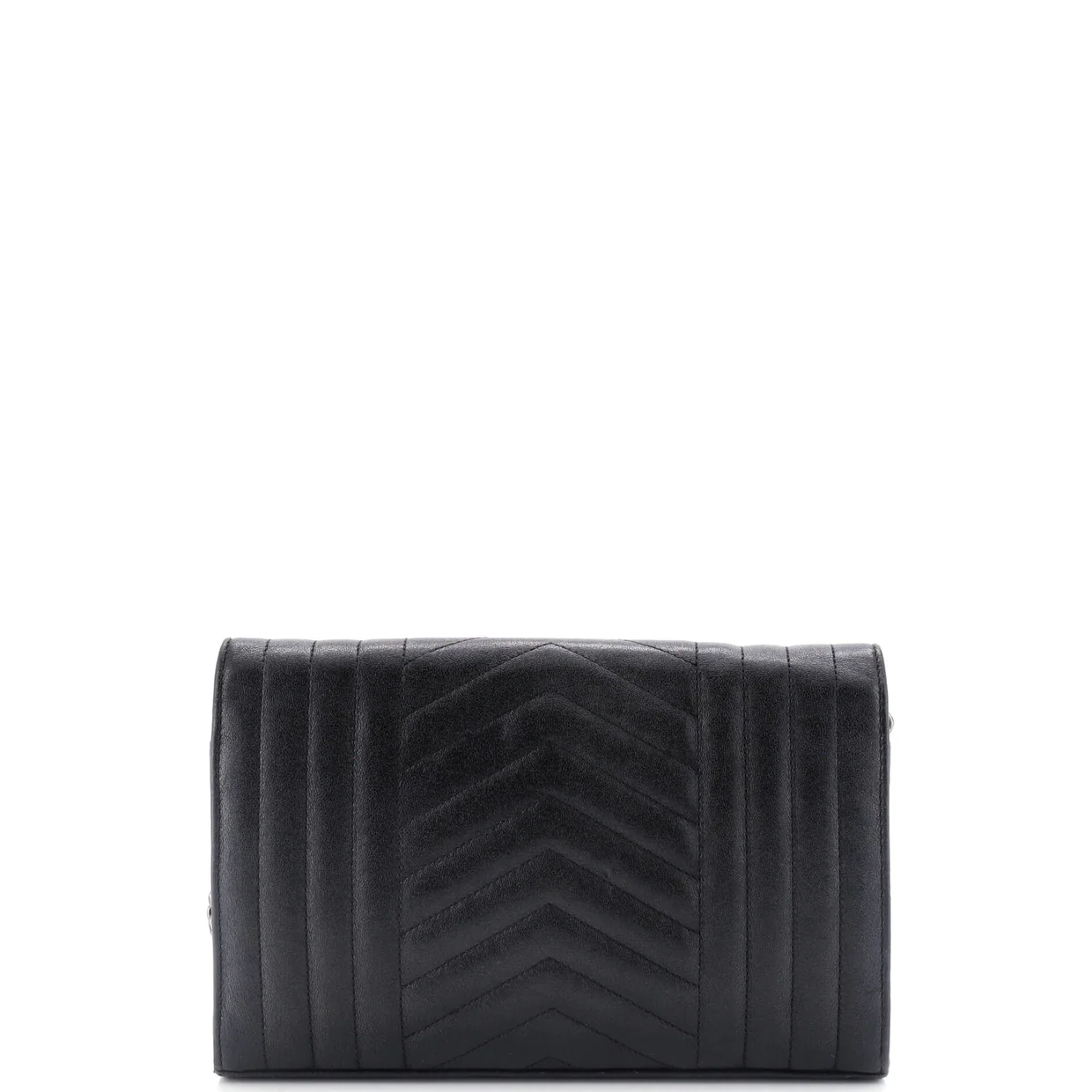 Classic Monogram Chain Wallet Mixed Matelasse Leather Medium - Deep Luxury