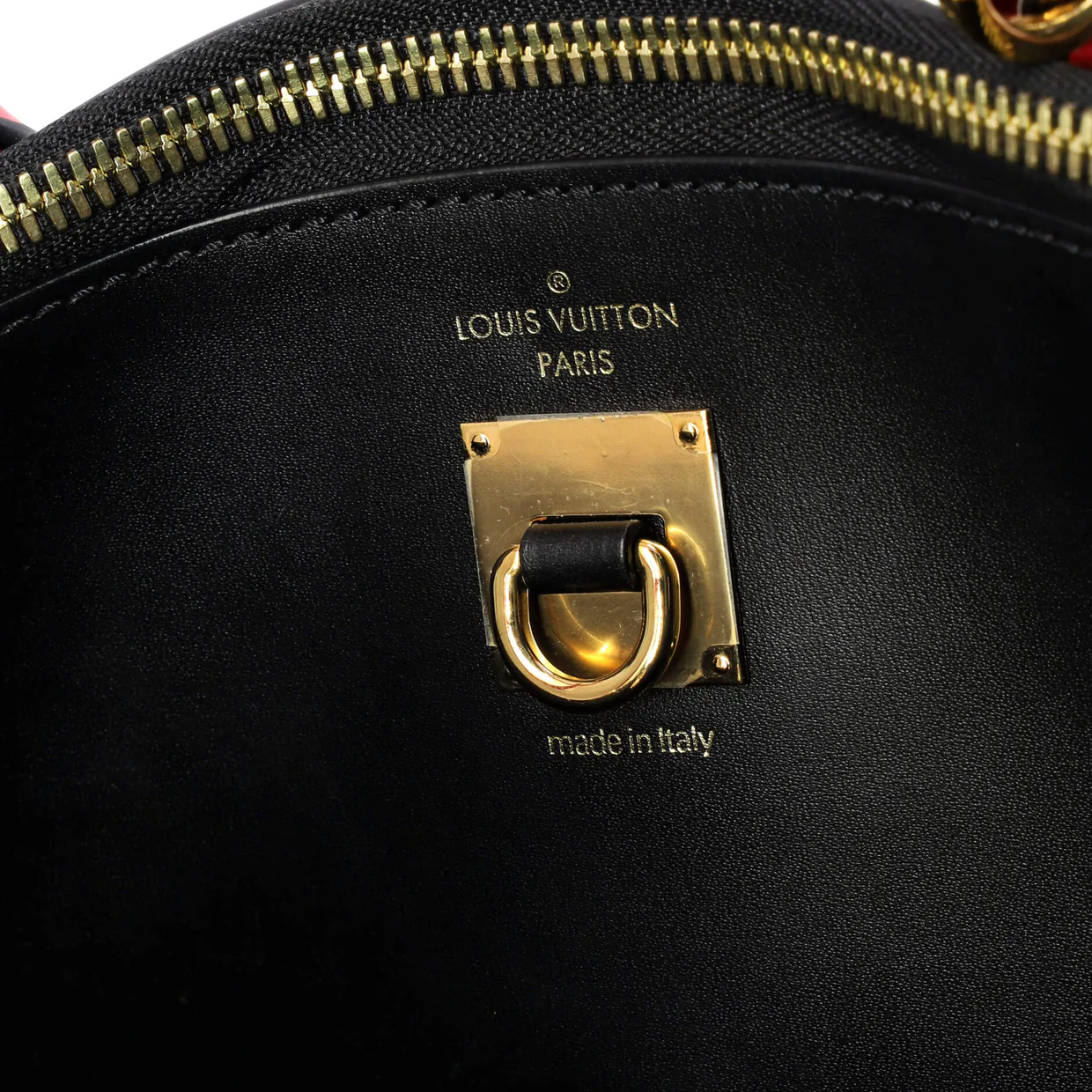 City Steamer Handbag Leather with Monogram Canvas MM - Deep Luxury