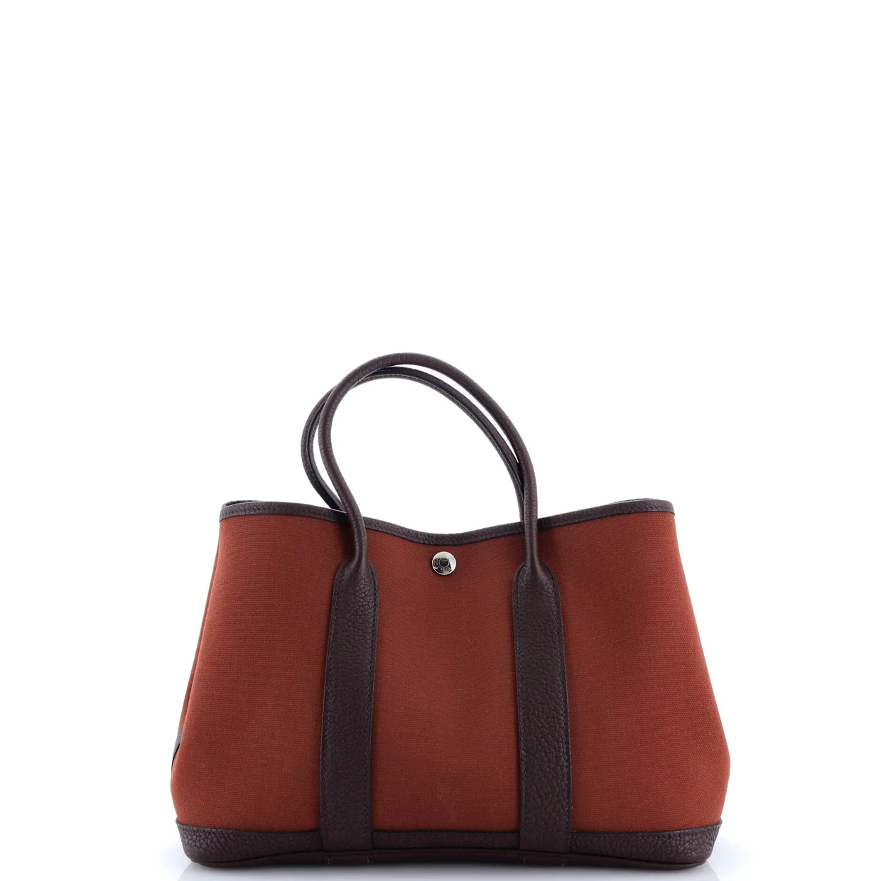 Garden Party Tote Toile and Leather 30 - Deep Luxury