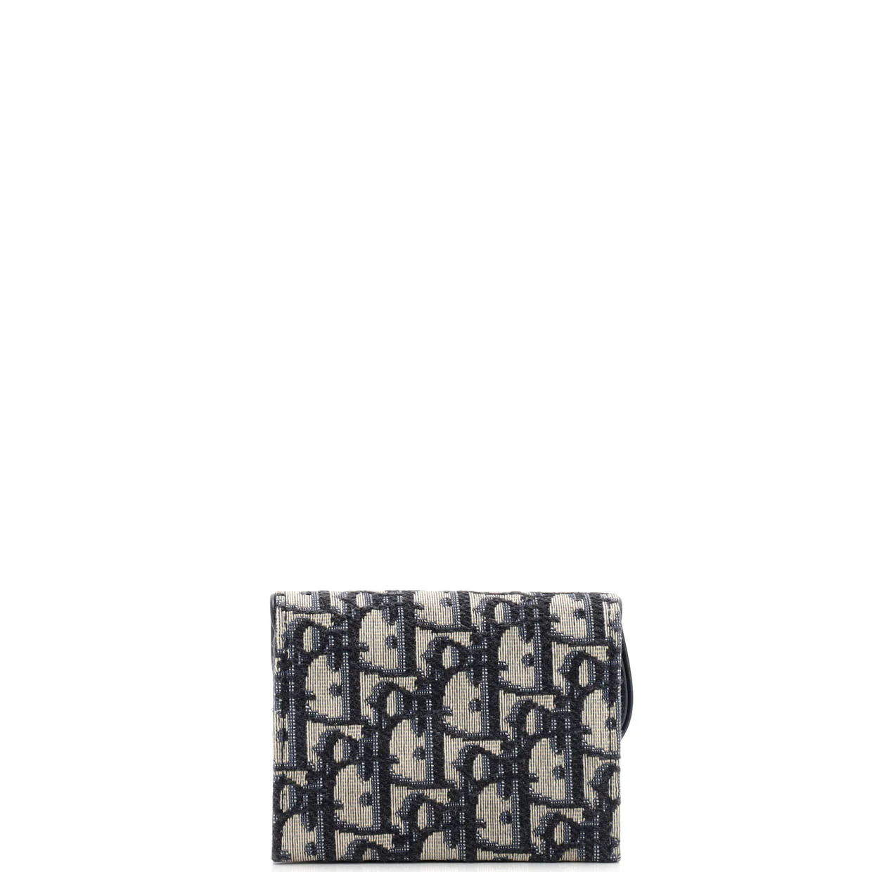 Saddle 5-Gusset Card Case Oblique Canvas - Deep Luxury