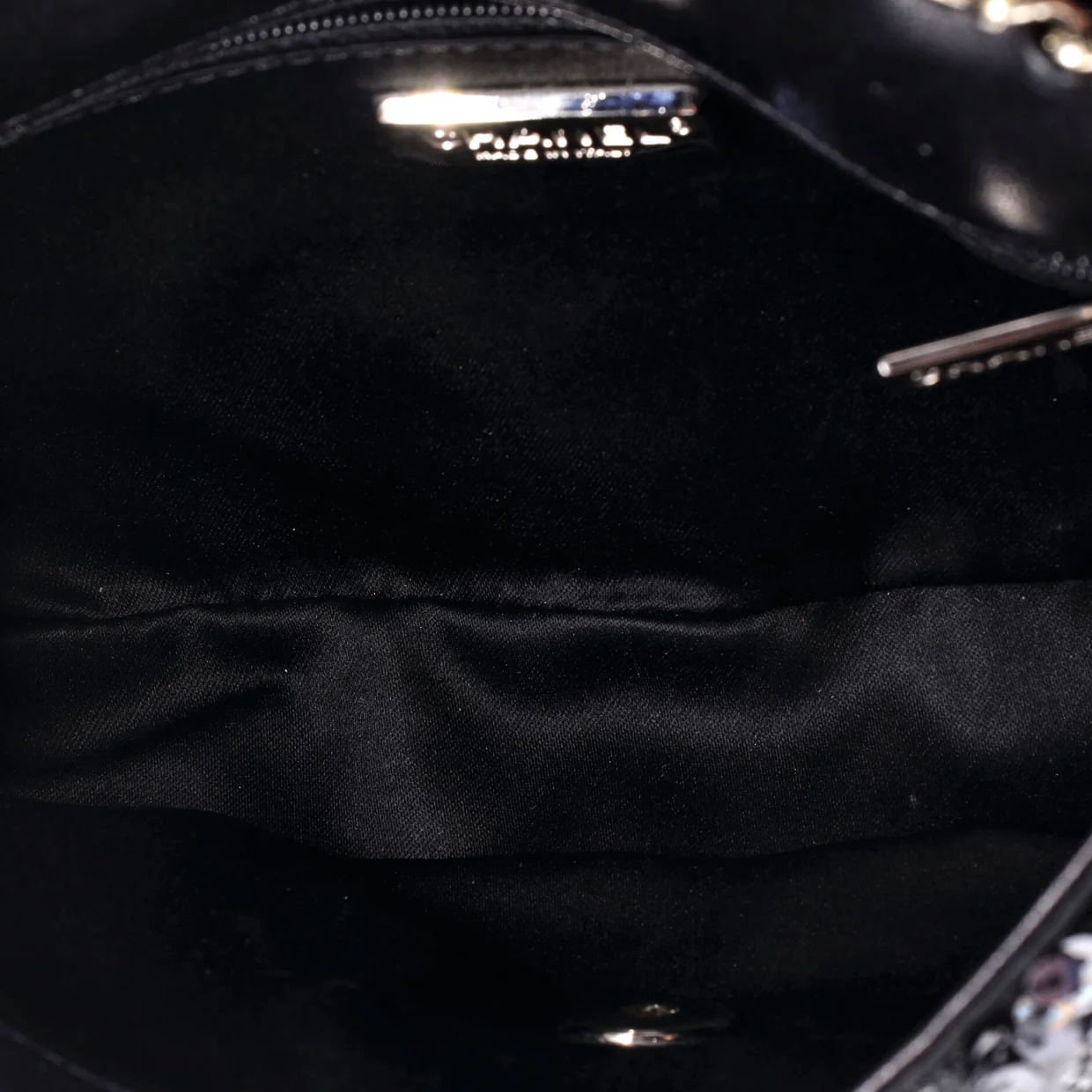 CC Flap Bag Chevron Sequins Mini - Deep Luxury