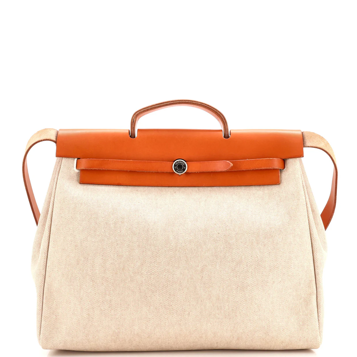 Herbag Toile and Leather MM - Deep Luxury