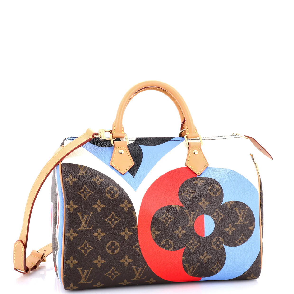 Speedy Bandouliere Bag Limited Edition Game On Monogram Canvas 30 - Deep Luxury