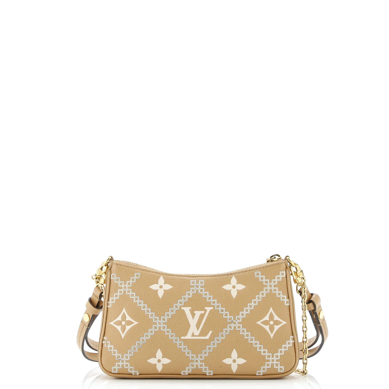 Easy Pouch on Strap Monogram Empreinte Giant Broderies - Deep Luxury