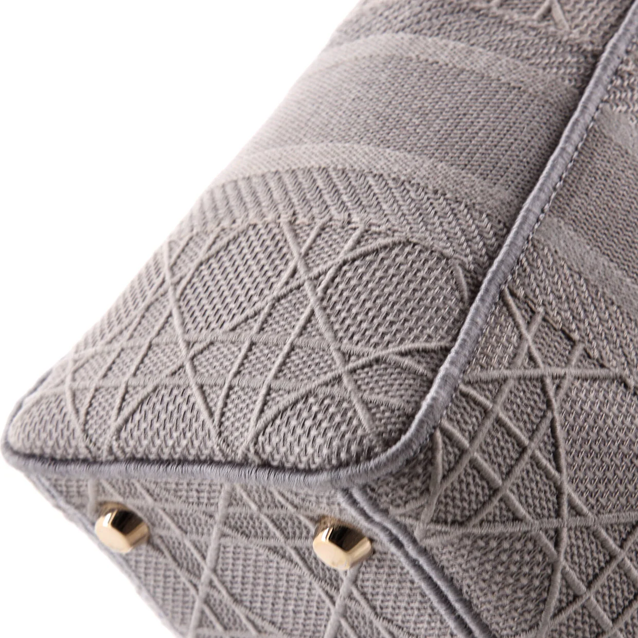 Lady D-Lite Bag Cannage Embroidered Canvas Medium - Deep Luxury