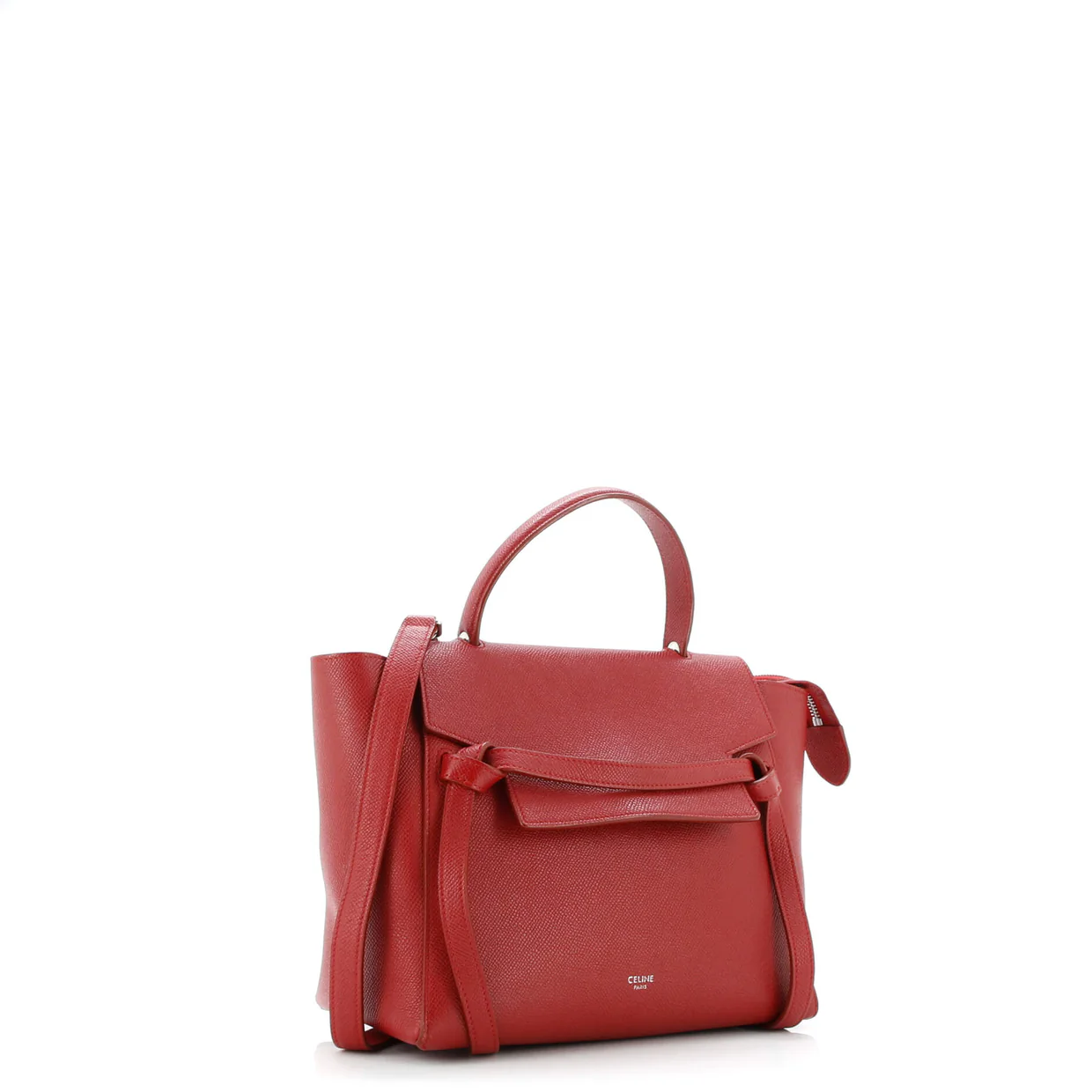 Belt Bag Textured Leather Micro - Deep Luxury