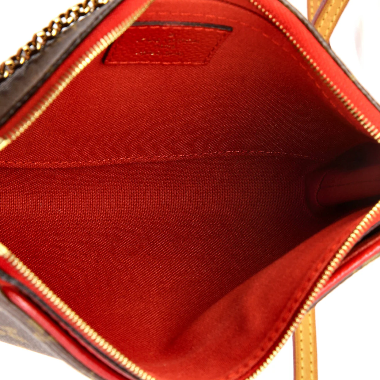 Pallas Clutch Monogram Canvas with Leather - Deep Luxury