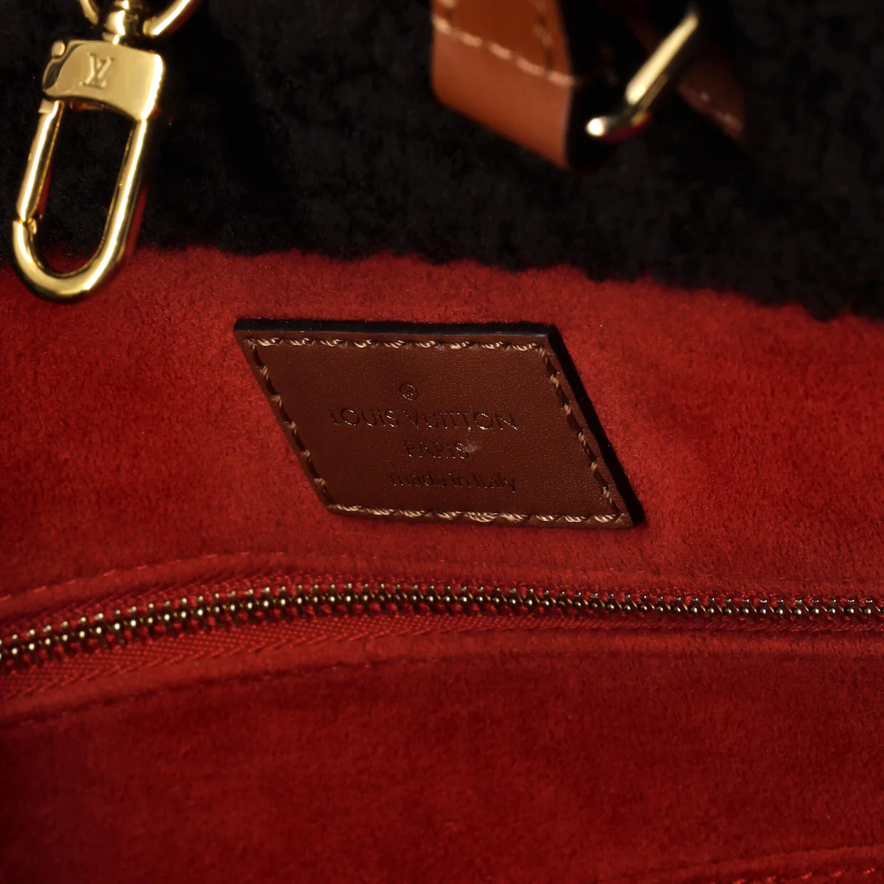 OnTheGo Tote Monogram Giant Teddy Fleece GM - Deep Luxury