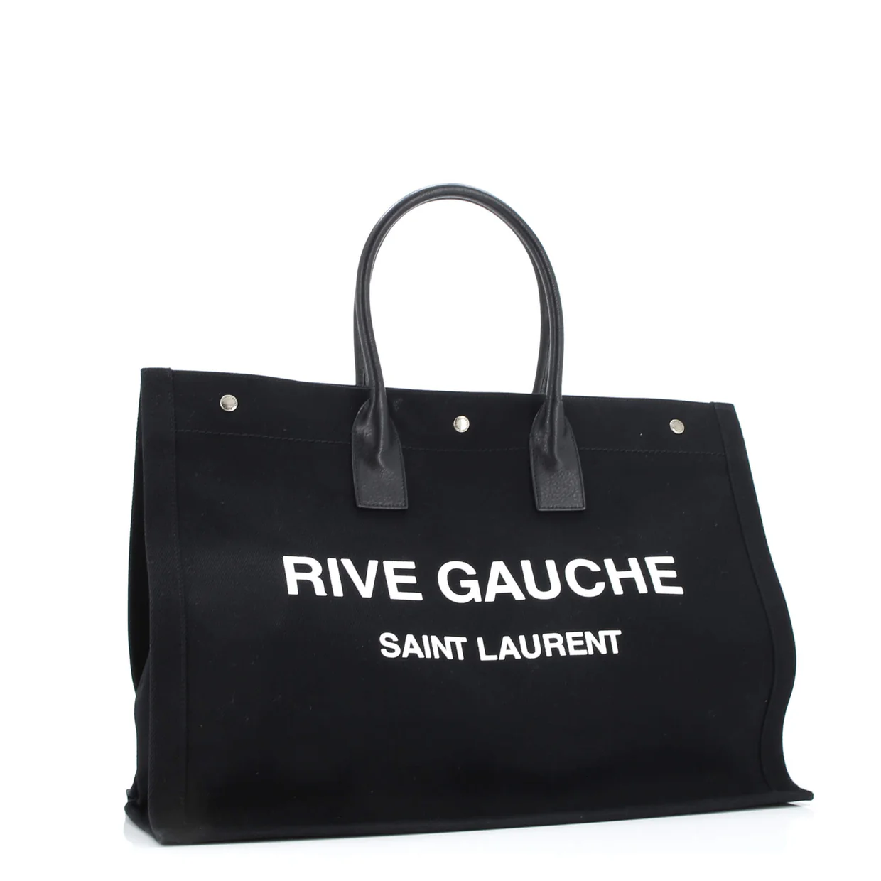 Rive Gauche Shopper Tote Canvas Large - Deep Luxury