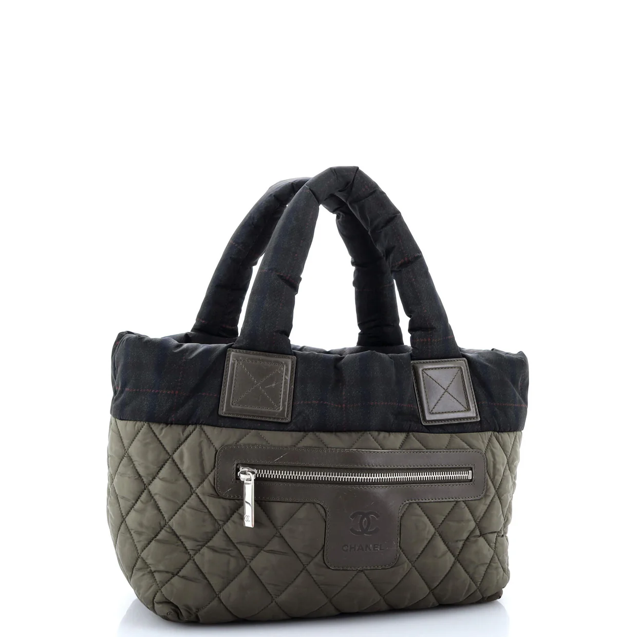 Coco Cocoon Reversible Tote Quilted Printed Nylon Small - Deep Luxury