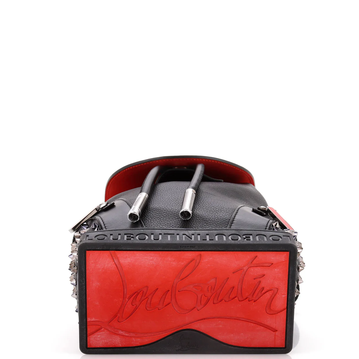 Explorafunk Backpack Spiked Leather Small - Deep Luxury