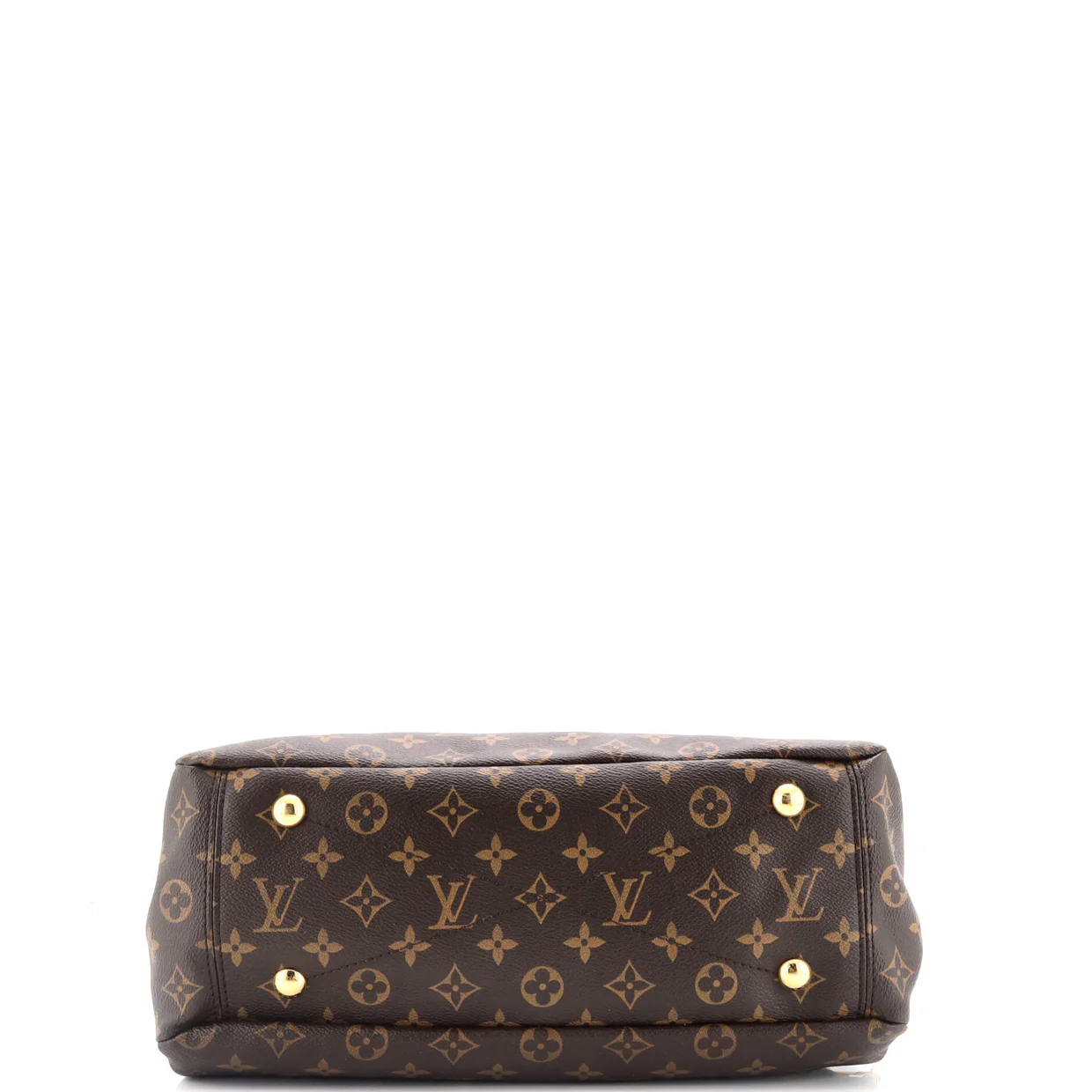 Pallas Tote Monogram Canvas with Leather - Deep Luxury