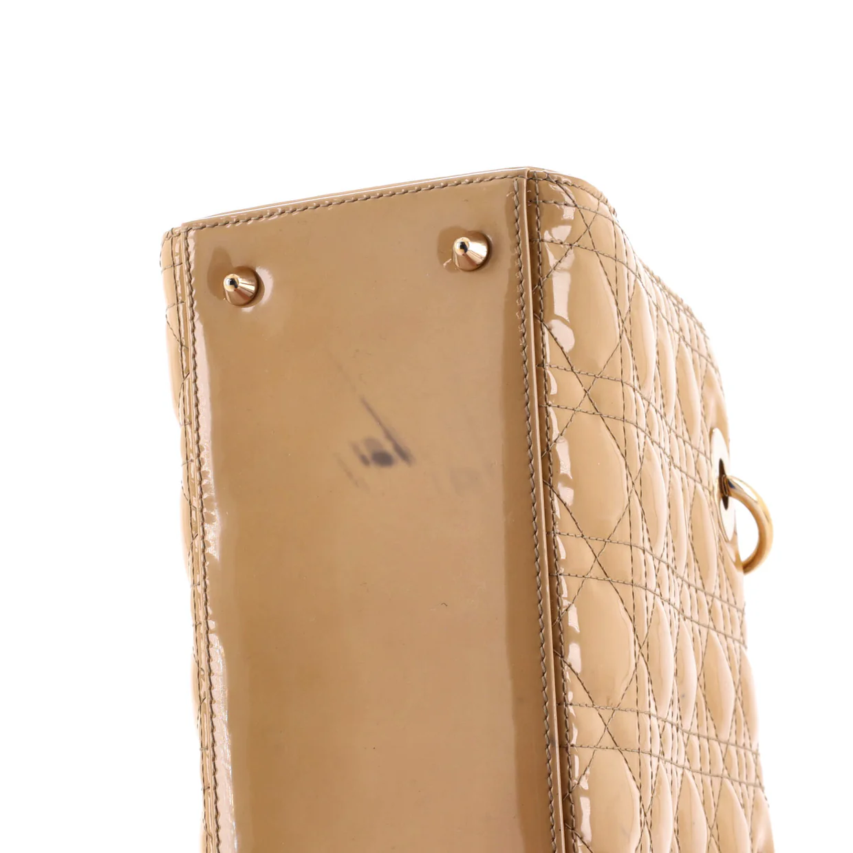 Lady Dior Bag Cannage Quilt Patent Medium - Deep Luxury