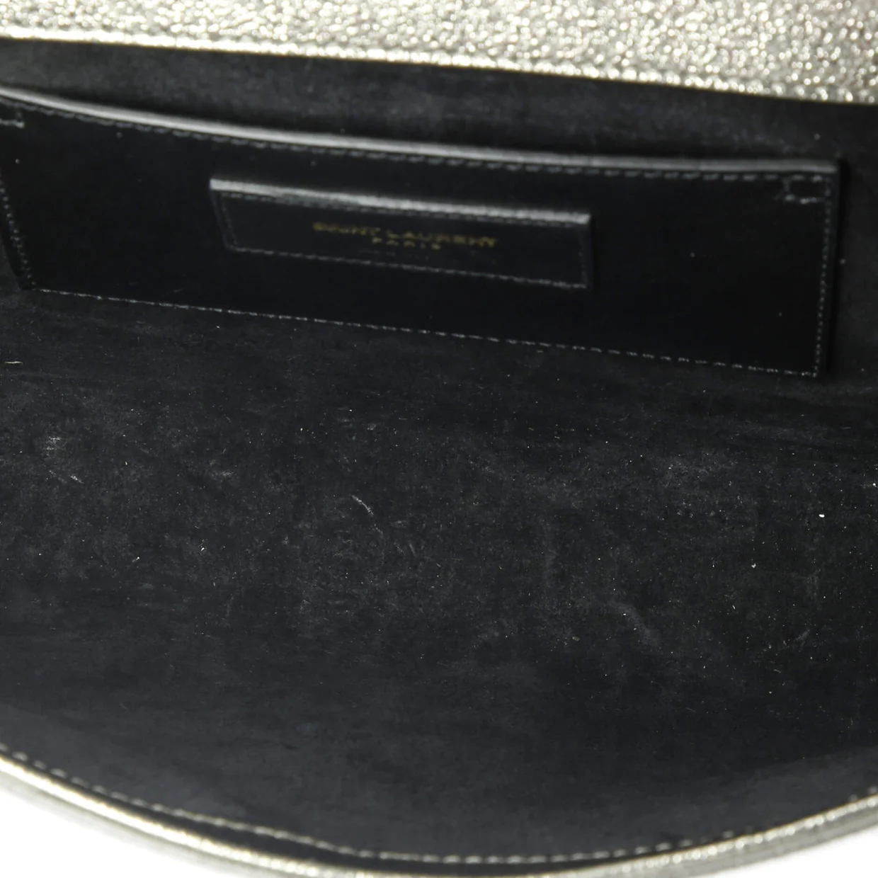 Classic Monogram Crossbody Bag Metallic Leather Medium - Deep Luxury