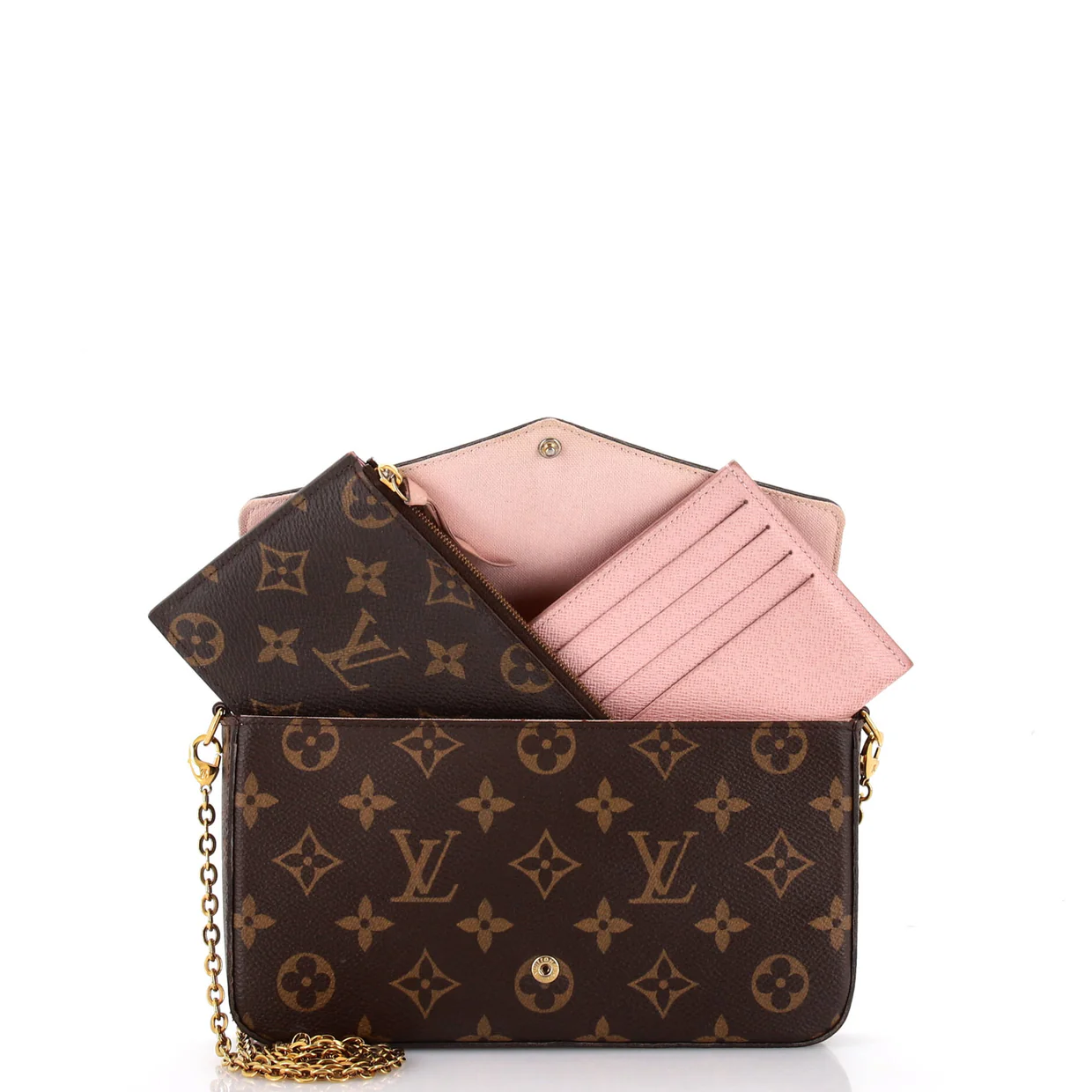 Felicie Pochette Limited Edition Lovely Birds Monogram Canvas - Deep Luxury