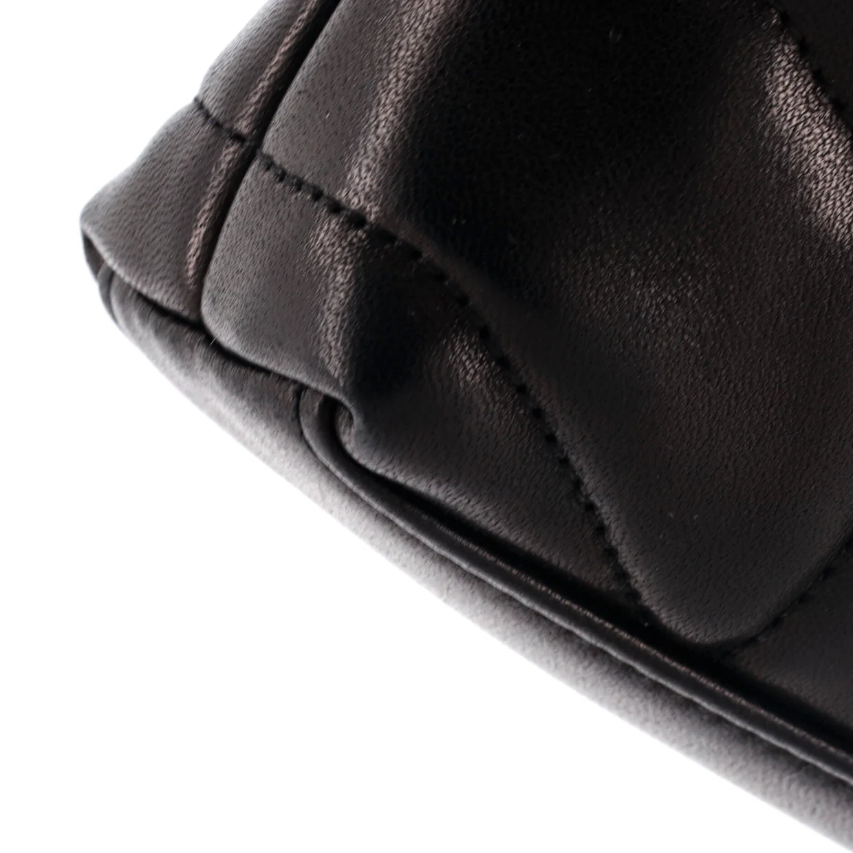 LouLou Puffer Clutch Leather Small - Deep Luxury