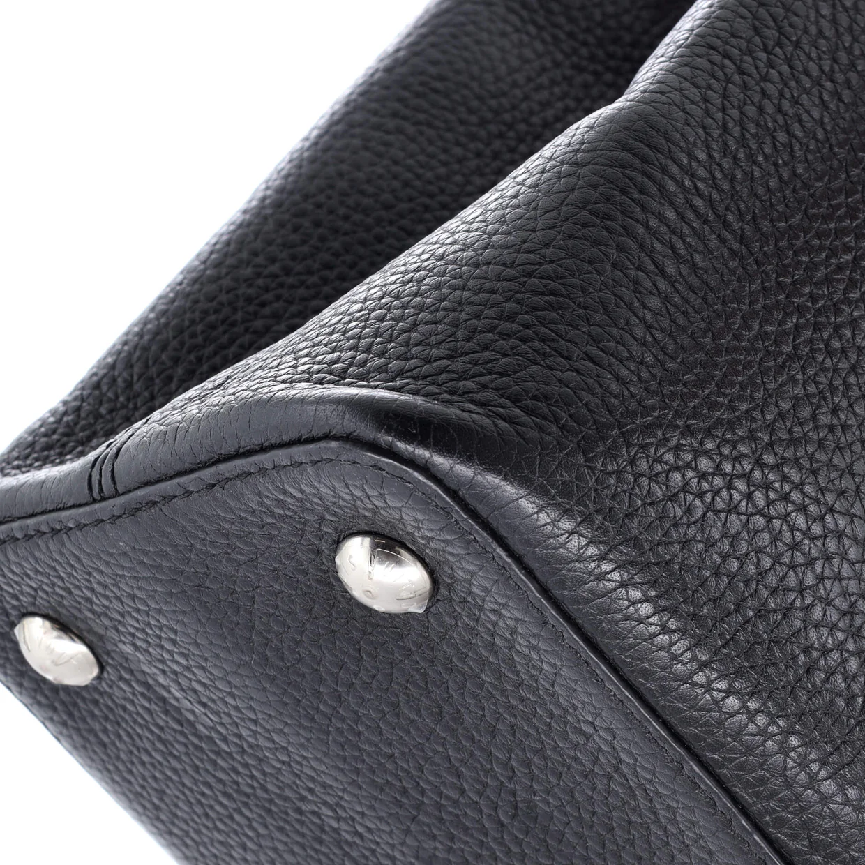 Capucines Bag Leather with Python MM - Deep Luxury