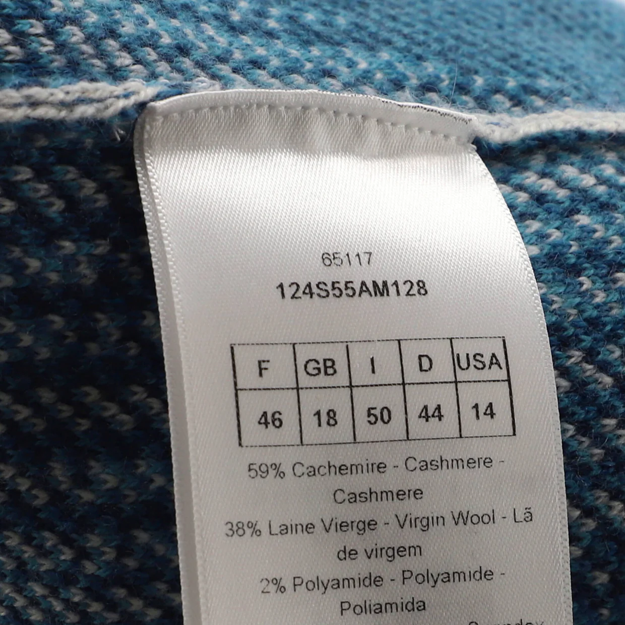 Women's Logo Crewneck Sweater Cashmere and Wool Blend - Deep Luxury