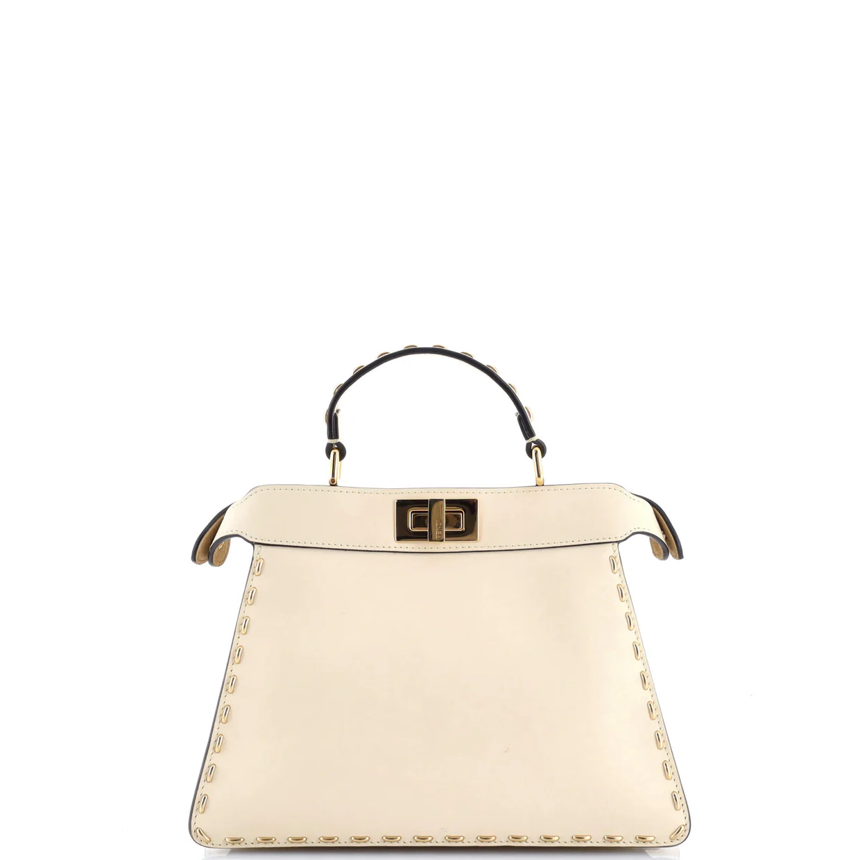 Peekaboo ISeeU Bag Studded Leather Small - Deep Luxury