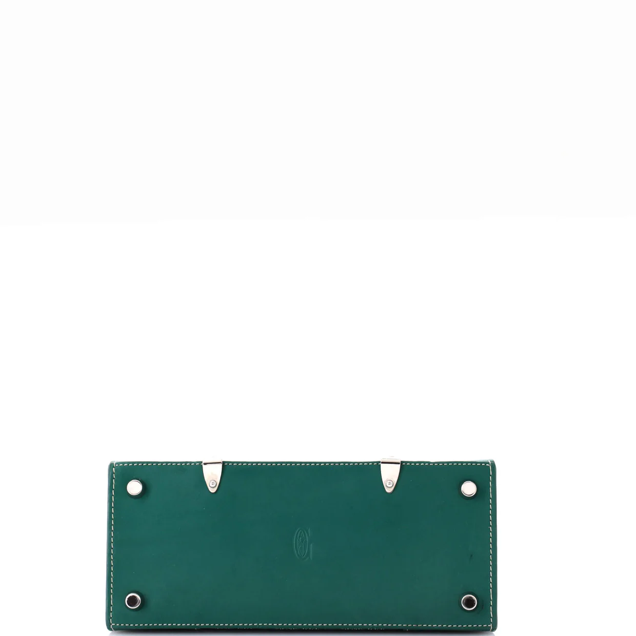 Structured Saigon Top Handle Bag Coated Canvas with Leather Mini - Deep Luxury