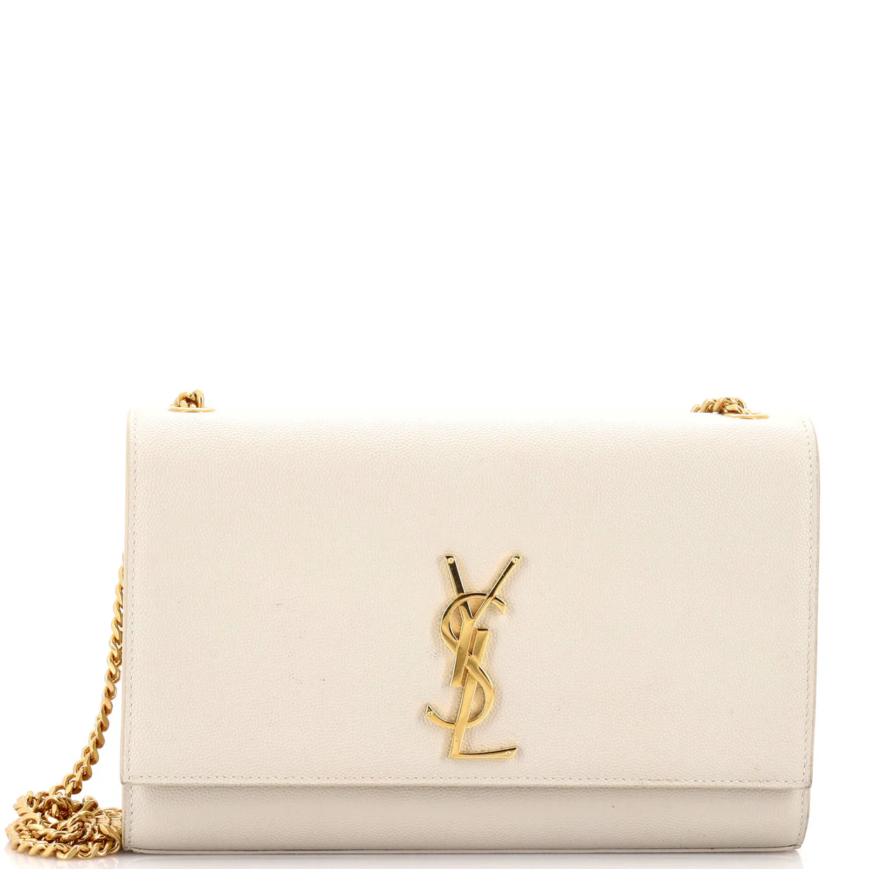 Classic Monogram Crossbody Bag Grainy Leather Medium - Deep Luxury