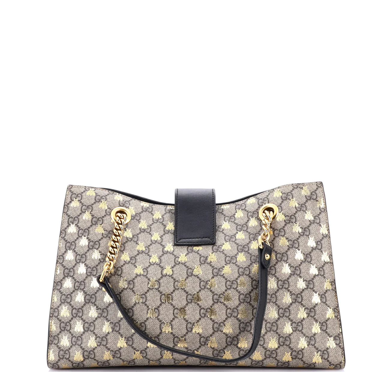 Padlock Chain Tote Printed GG Coated Canvas Medium - Deep Luxury